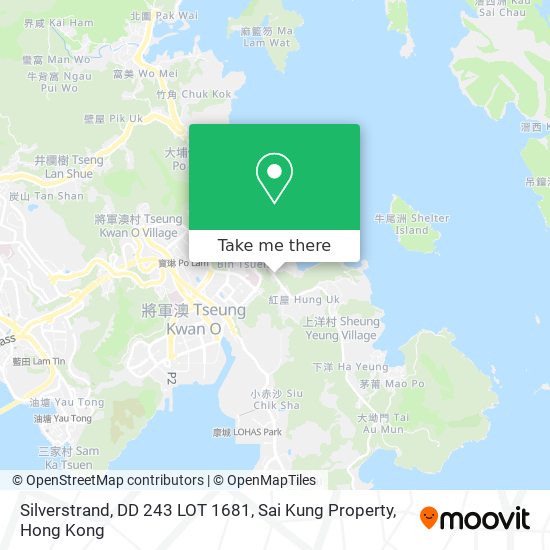 Silverstrand, DD 243 LOT 1681, Sai Kung Property地圖