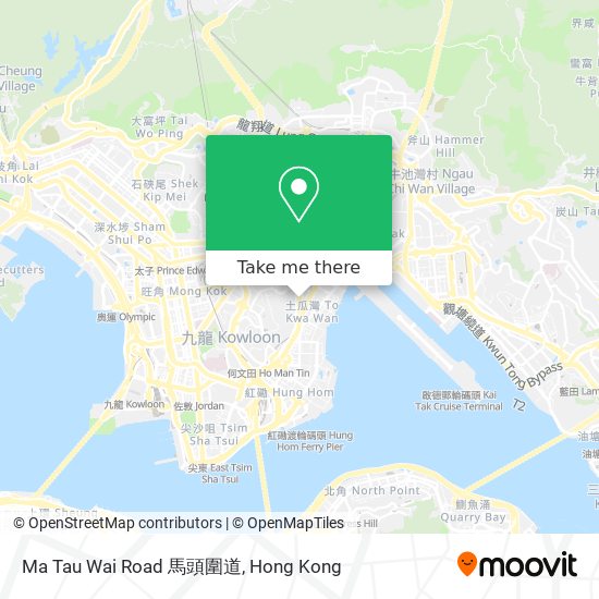 Ma Tau Wai Road 馬頭圍道 map