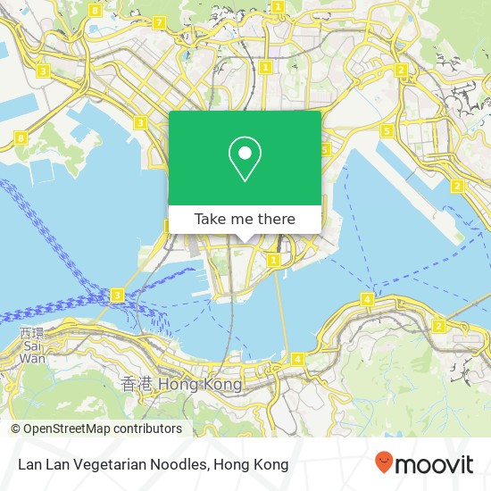 Lan Lan Vegetarian Noodles map