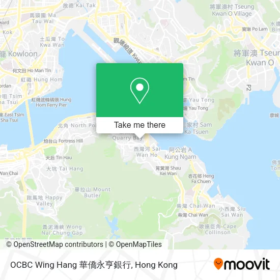 OCBC Wing Hang 華僑永亨銀行地圖