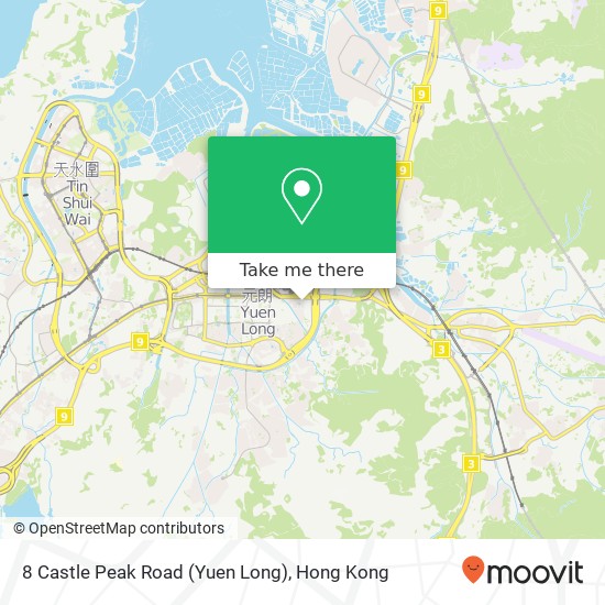 8 Castle Peak Road (Yuen Long)地圖