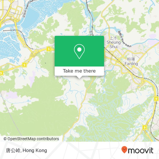 唐公岭 map