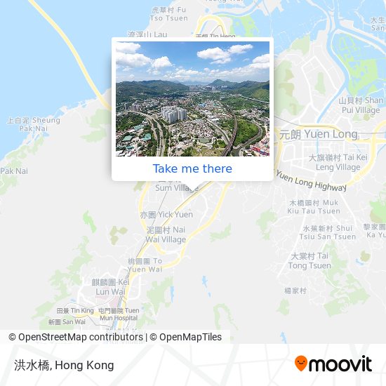 洪水橋地圖