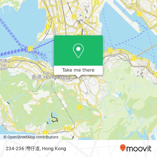 234-236 灣仔道 map