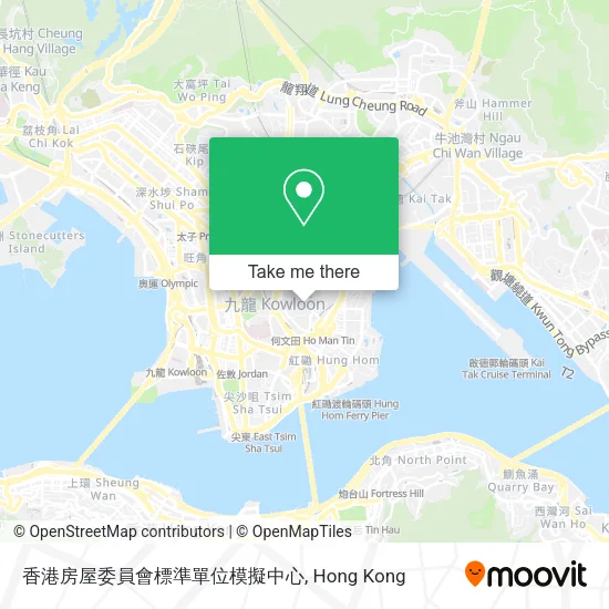 香港房屋委員會標準單位模擬中心地圖