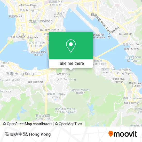 聖貞德中學 map