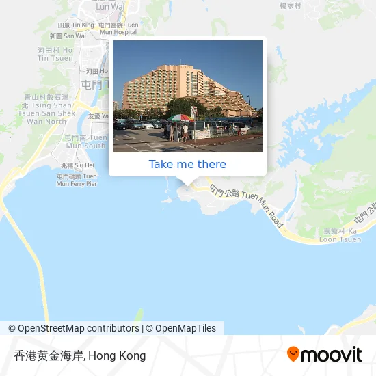 香港黄金海岸 map