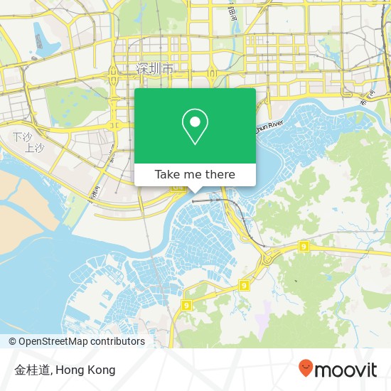 金桂道 map