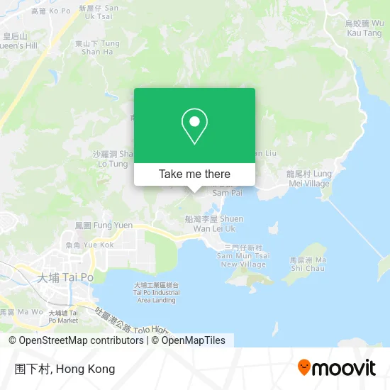围下村地圖