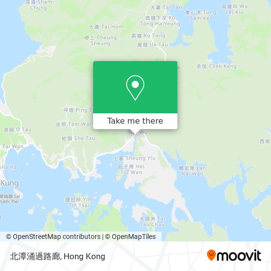 北潭涌過路廊 map