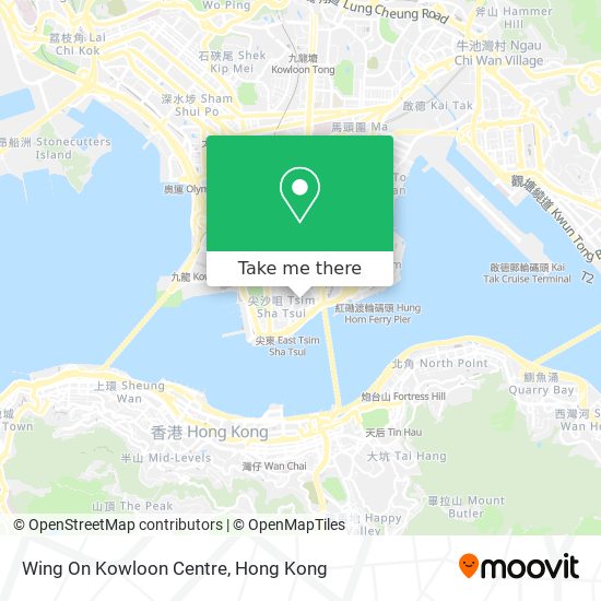Wing On Kowloon Centre map