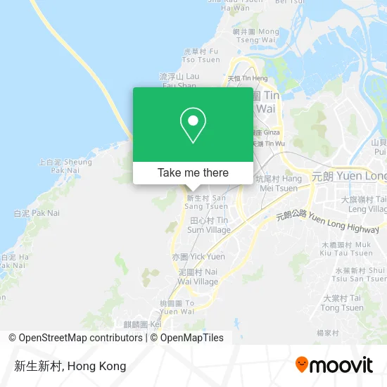 新生新村 map
