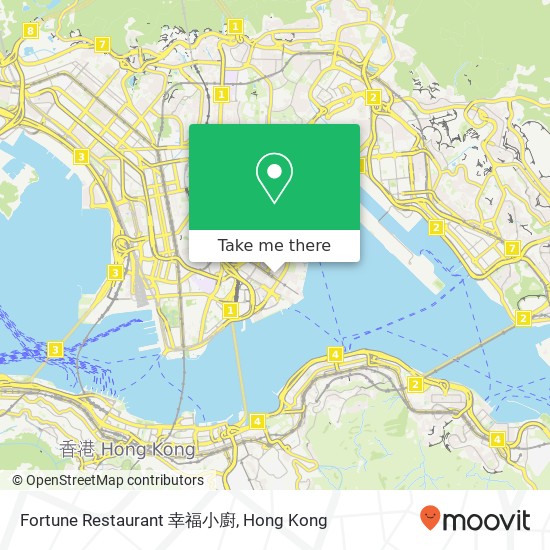 Fortune Restaurant 幸福小廚 map