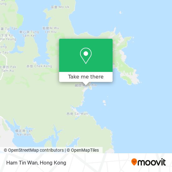 Ham Tin Wan map