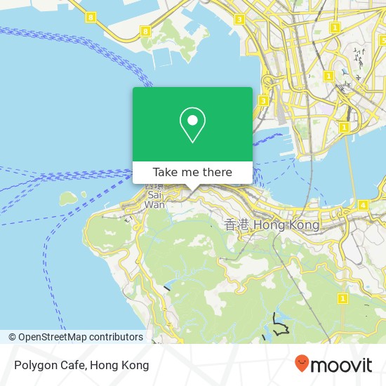 Polygon Cafe map