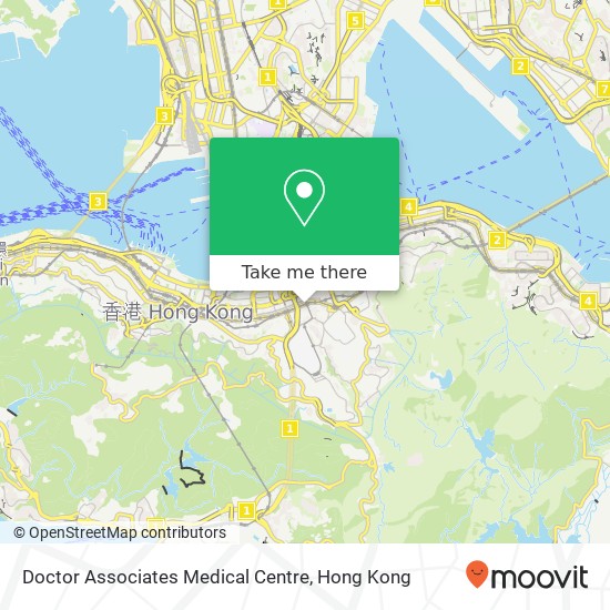 Doctor Associates Medical Centre地圖