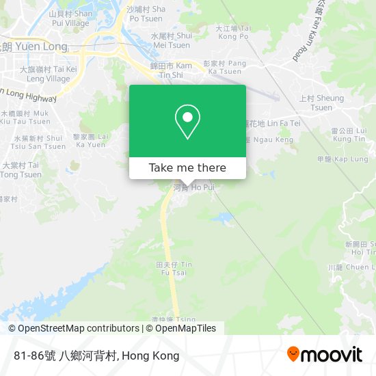 81-86號 八鄉河背村 map