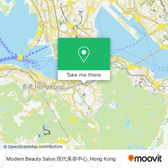 Modern Beauty Salon 現代美容中心 map