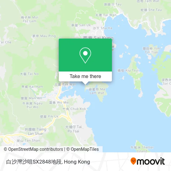 白沙灣沙咀SX2848地段 map