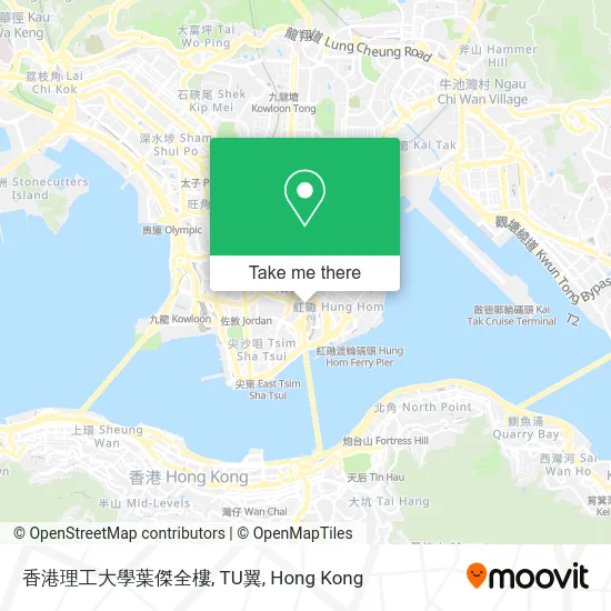 香港理工大學葉傑全樓, TU翼 map