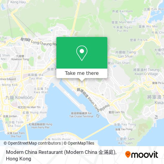 Modern China Restaurant (Modern China 金滿庭) map
