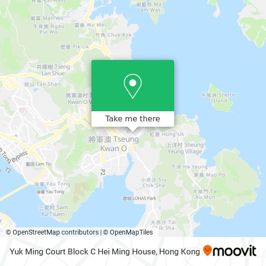 Yuk Ming Court Block C Hei Ming House map