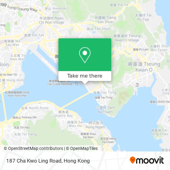 187 Cha Kwo Ling Road map