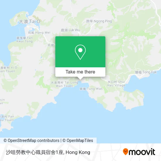 沙咀勞教中心職員宿舍1座地圖