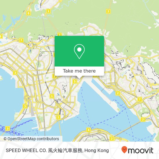 SPEED WHEEL CO. 風火輪汽車服務 map