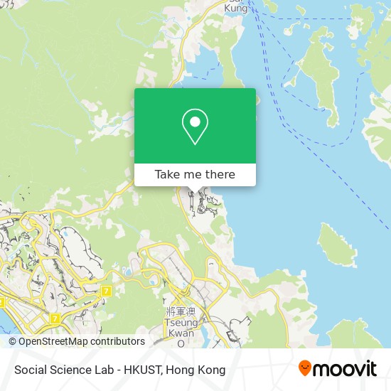 Social Science Lab - HKUST地圖