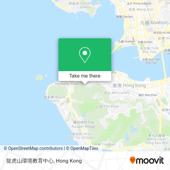 龍虎山環境教育中心地圖
