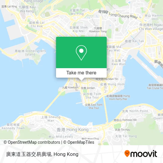 廣東道玉器交易廣場地圖