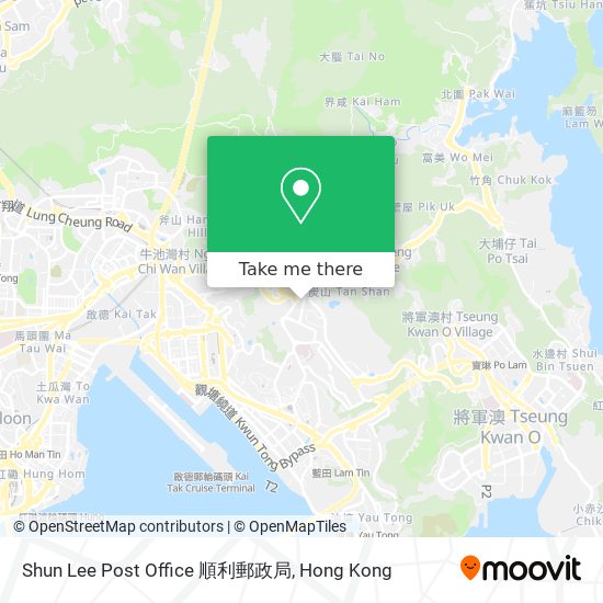 Shun Lee Post Office 順利郵政局 map