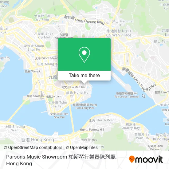 Parsons Music Showroom 柏斯琴行樂器陳列廳 map