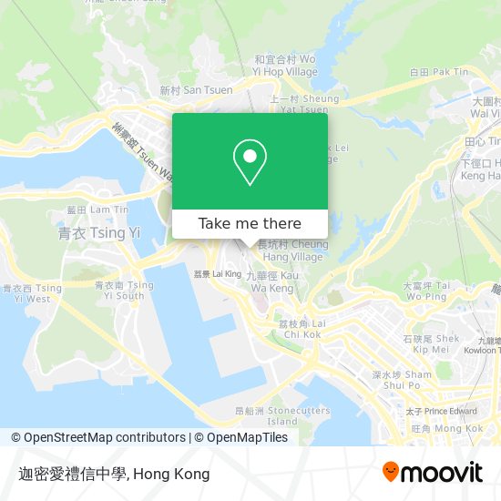 迦密愛禮信中學 map