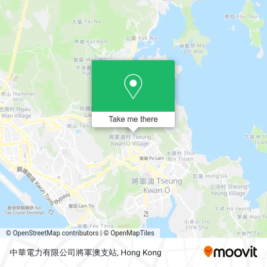 中華電力有限公司將軍澳支站 map