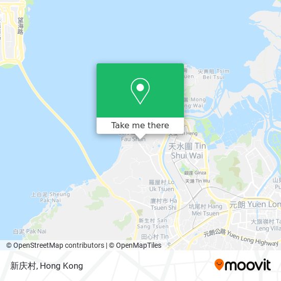 新庆村地圖