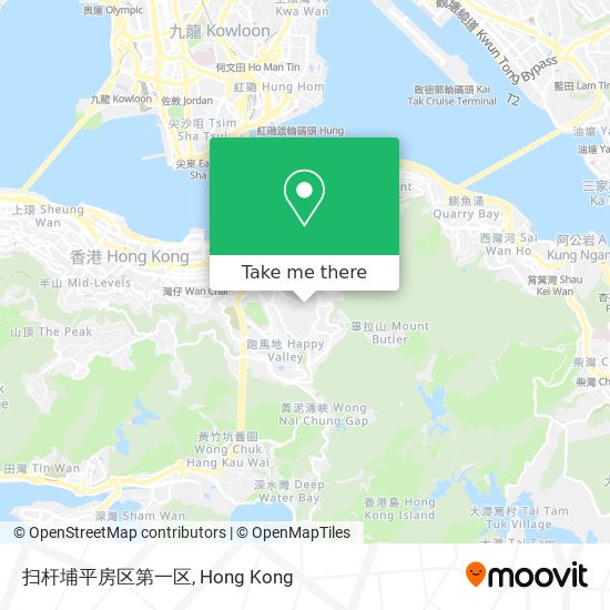 扫杆埔平房区第一区地圖