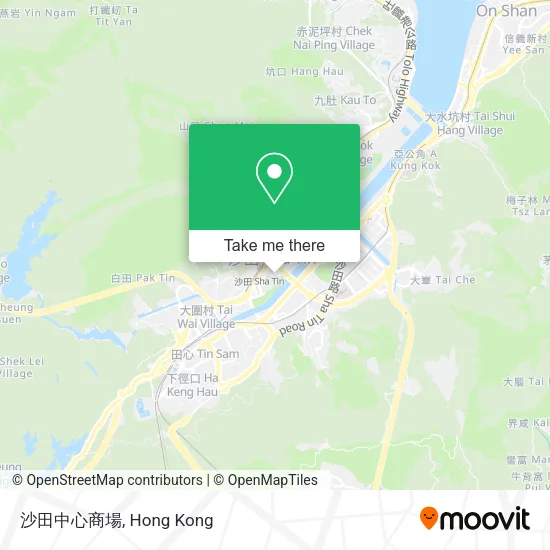 沙田中心商場地圖