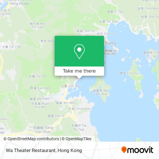 Wa Theater Restaurant map