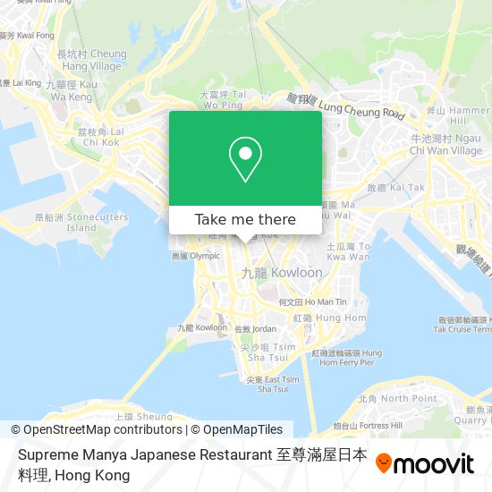 Supreme Manya Japanese Restaurant 至尊滿屋日本料理 map