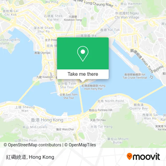 紅磡繞道 map
