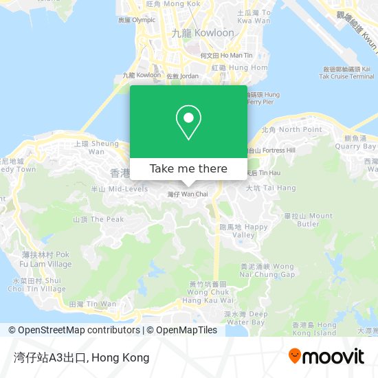 湾仔站A3出口 map