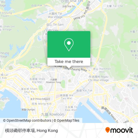 橫頭磡邨停車場 map