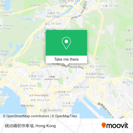 橫頭磡邨停車場地圖