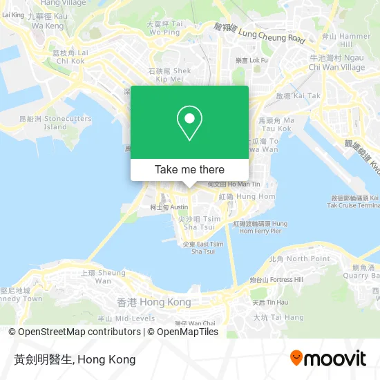 黃劍明醫生 map