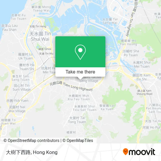 大樹下西路 map