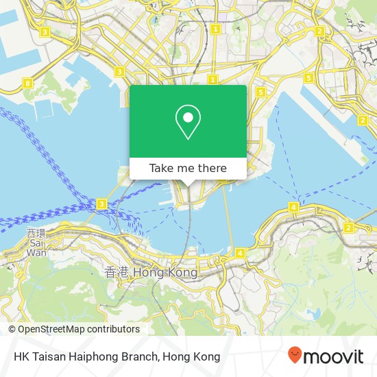 HK Taisan Haiphong Branch map