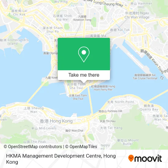 HKMA Management Development Centre map