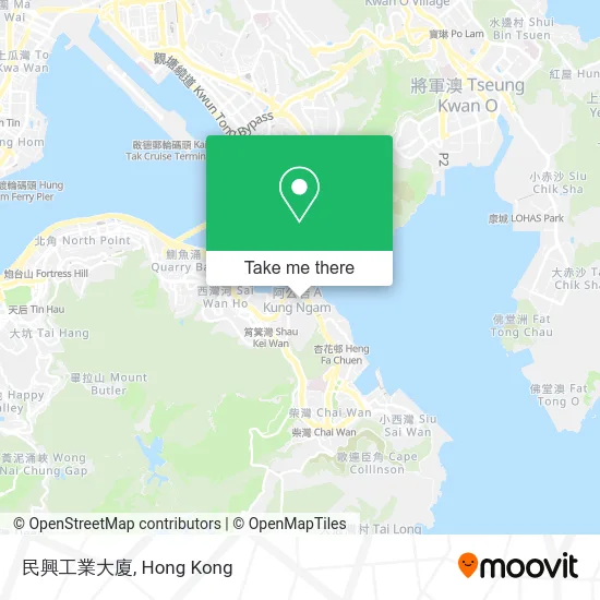 民興工業大廈 map